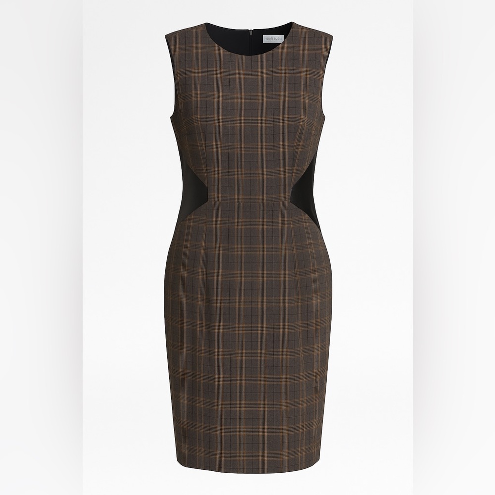 Tahari Charcoal and Tangerine Jacket